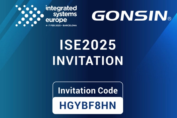 Join GONSIN at ISE 2025: Your Gateway to Advanced Integrated Conference System